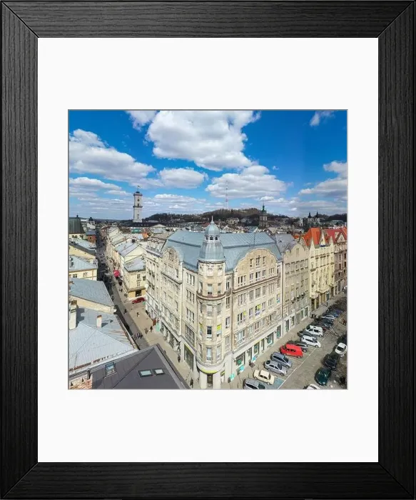 Framed Print : Lviv, Ukraine - May, 2021:Panoramic aerial view on Lviv from drone Framed Print : Lviv, Ukraine - May, 2021:Panoramic aerial view on Lviv from drone