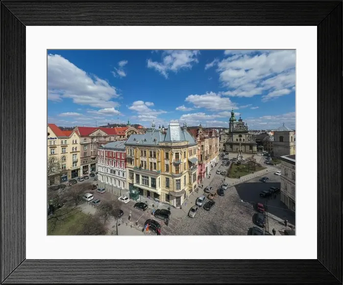 Framed Print : Lviv, Ukraine - May, 2021:Panoramic aerial view on Lviv from drone Framed Print : Lviv, Ukraine - May, 2021:Panoramic aerial view on Lviv from drone