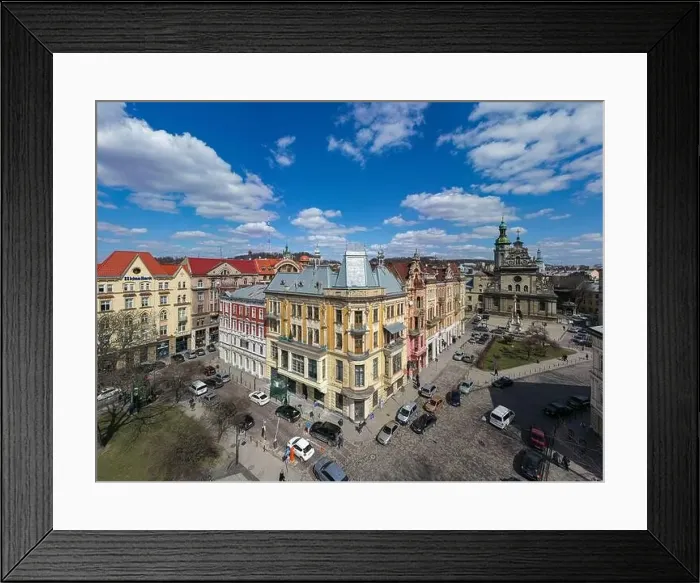 Framed Print : Lviv, Ukraine - May, 2021:Panoramic aerial view on Lviv from drone Framed Print : Lviv, Ukraine - May, 2021:Panoramic aerial view on Lviv from drone