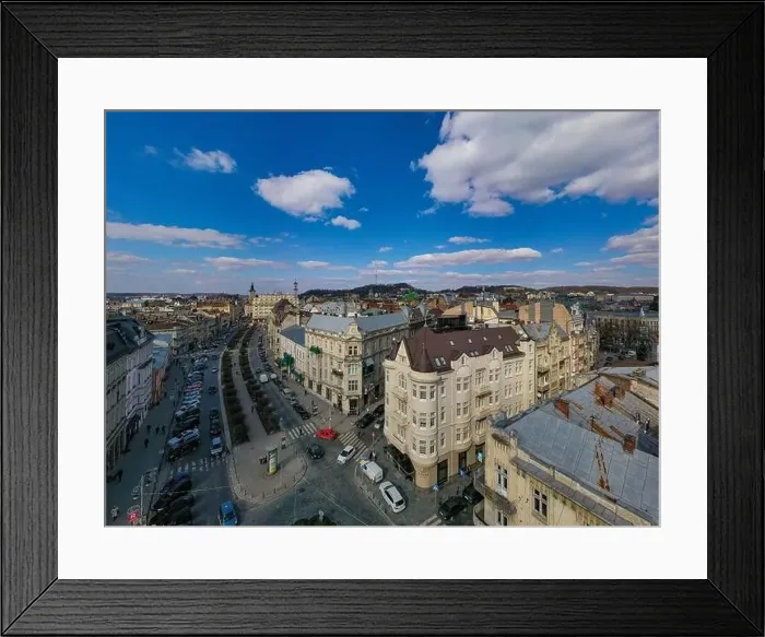 Framed Print : Lviv, Ukraine - May, 2021:Panoramic aerial view on Lviv from drone Framed Print : Lviv, Ukraine - May, 2021:Panoramic aerial view on Lviv from drone