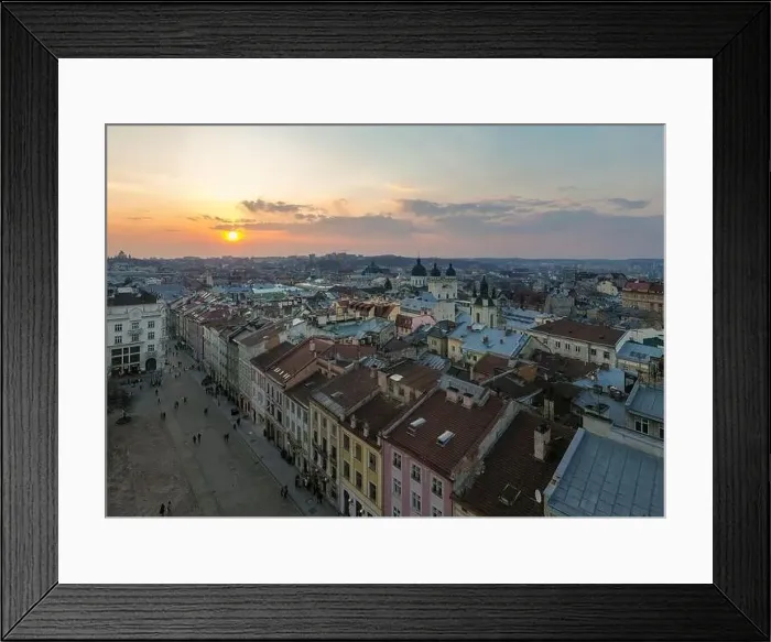 Framed Print : Lviv, Ukraine - May, 2021:Panoramic aerial view on Lviv from drone Framed Print : Lviv, Ukraine - May, 2021:Panoramic aerial view on Lviv from drone