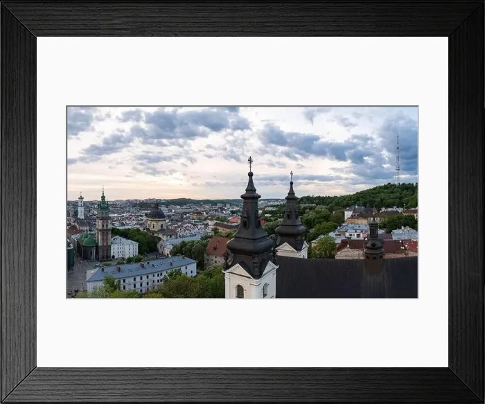 Framed Print : Lviv, Ukraine - May, 2021:Panoramic aerial view on Lviv from drone Framed Print : Lviv, Ukraine - May, 2021:Panoramic aerial view on Lviv from drone