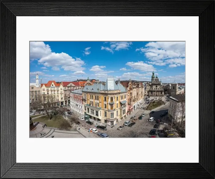 Framed Print : Lviv, Ukraine - May, 2021:Panoramic aerial view on Lviv from drone Framed Print : Lviv, Ukraine - May, 2021:Panoramic aerial view on Lviv from drone