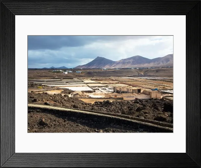 Framed Print : Drone photography, Salinas de Janubio are the largest salt flats in the Canary Islands Framed Print : Drone photography, Salinas de Janubio are the largest salt flats in the Canary Islands