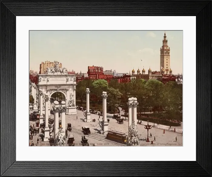 Framed Print : Dewey Arch, Madison Square, New York 1900 Framed Print : Dewey Arch, Madison Square, New York 1900