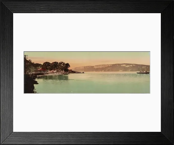 Framed Print : Palisades of the Hudson River, New York City 1900 Framed Print : Palisades of the Hudson River, New York City 1900