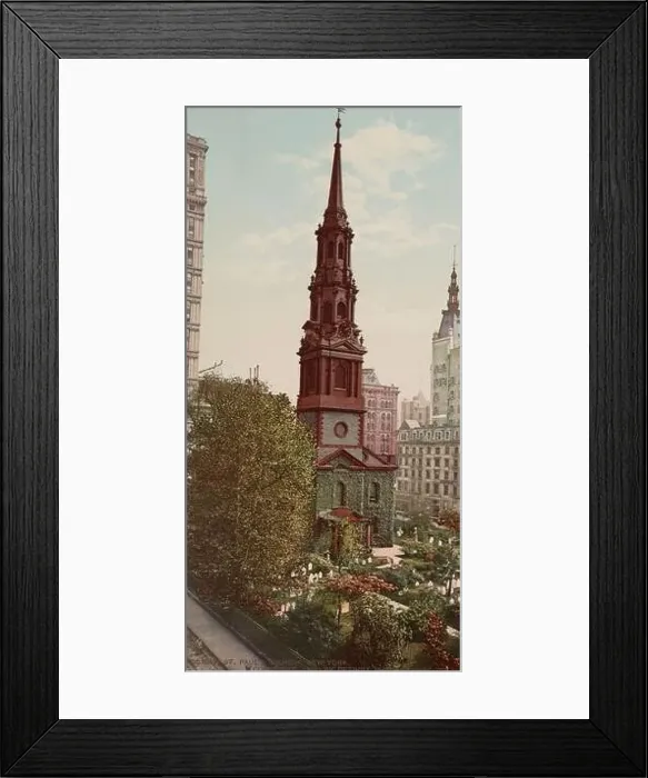 Framed Print : St. Paul's Church, East Harlem, New York City 1901