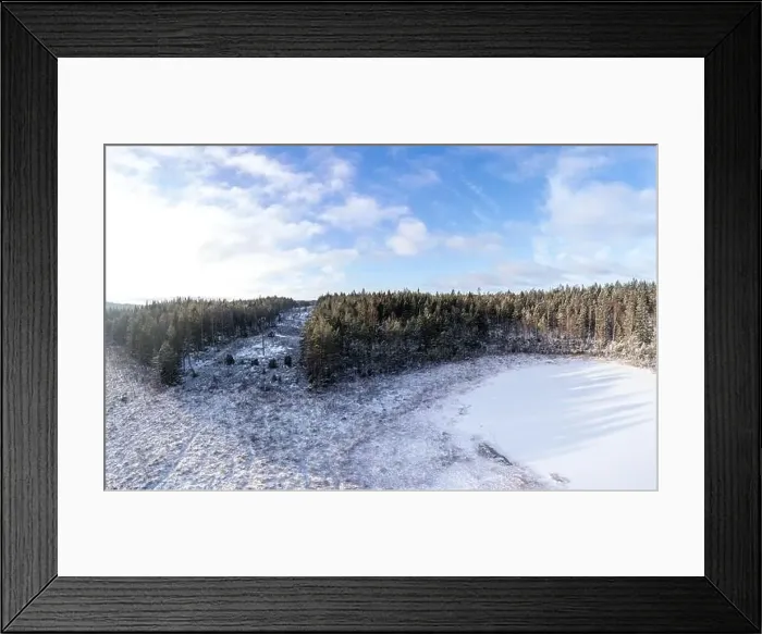 Framed Print : Lake Lygnern from up high Framed Print : Lake Lygnern from up high