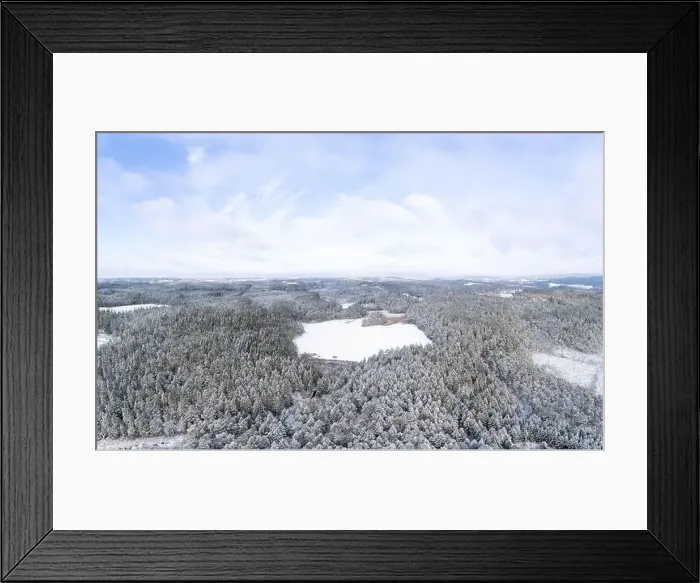 Framed Print : Lake Lygnern from up high Framed Print : Lake Lygnern from up high