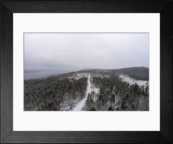 Framed Print : Lake Lygnern from up high Framed Print : Lake Lygnern from up high