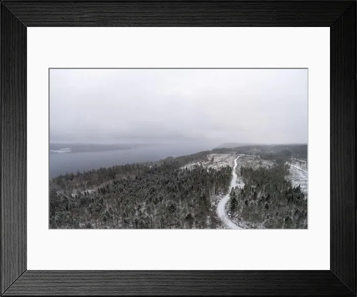 Framed Print : Lake Lygnern from up high Framed Print : Lake Lygnern from up high