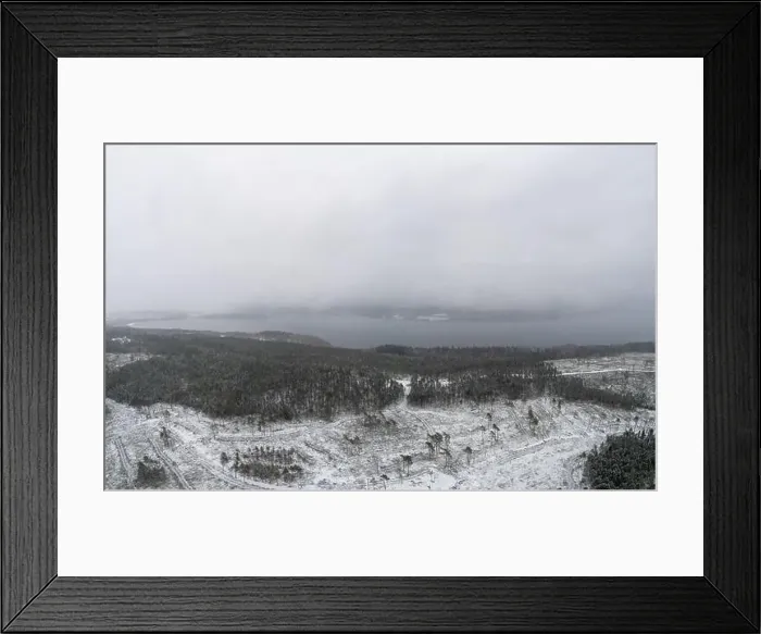 Framed Print : Lake Lygnern from up high Framed Print : Lake Lygnern from up high