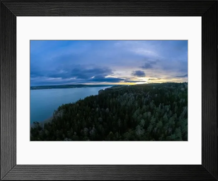 Framed Print : Lake Lygnern from up high Framed Print : Lake Lygnern from up high