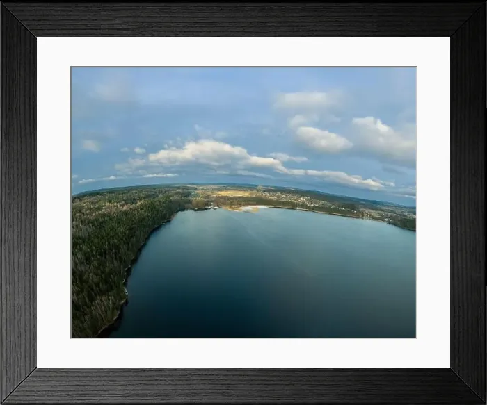 Framed Print : Lake Lygnern from up high Framed Print : Lake Lygnern from up high