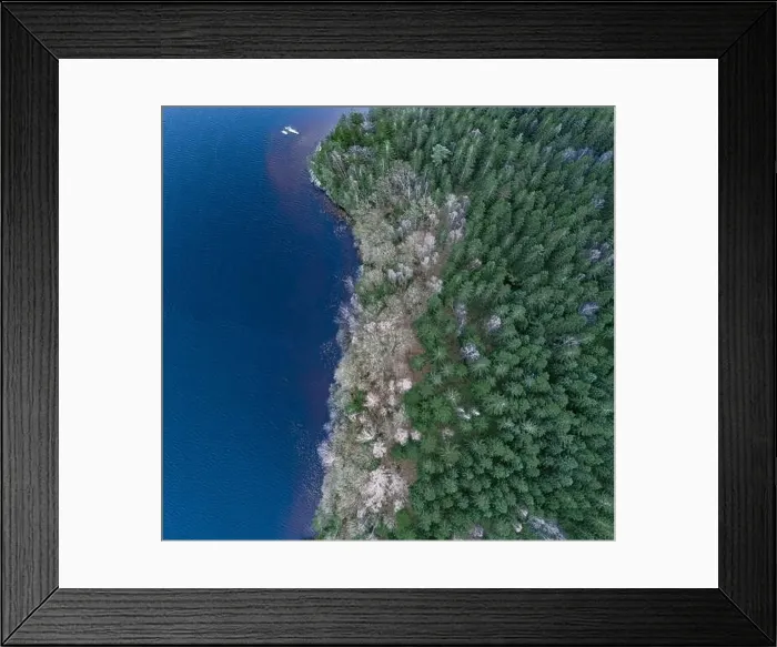 Framed Print : Lake Lygnern from up high Framed Print : Lake Lygnern from up high