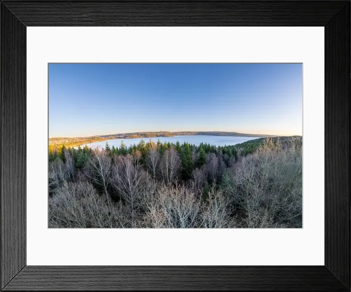 Framed Print : Lake Lygnern from up high Framed Print : Lake Lygnern from up high