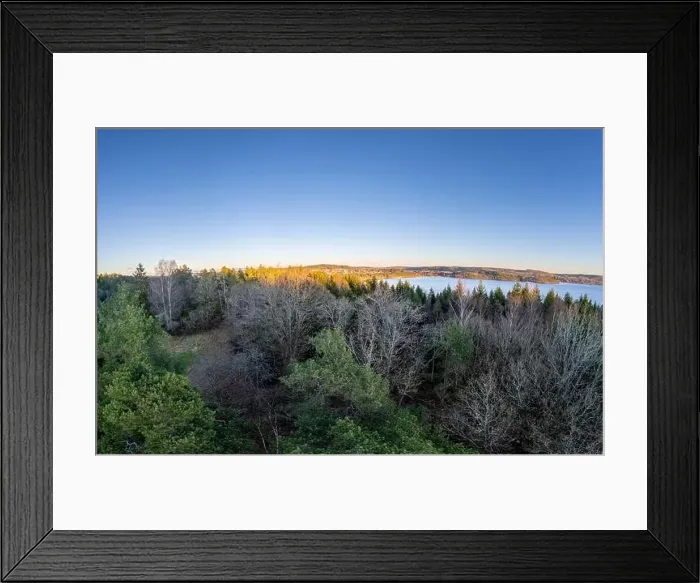 Framed Print : Lake Lygnern from up high Framed Print : Lake Lygnern from up high