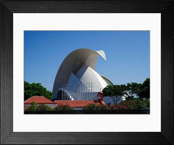 Framed Print : Aerial view of the Auditorium of Tenerife “Adán Martín” in the Canary Islands Framed Print : Aerial view of the Auditorium of Tenerife “Adán Martín” in the Canary Islands