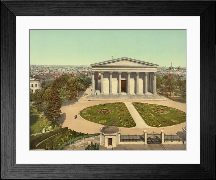Framed Print : Main building, Girard College, Philadelphia, Pennsylvania 1901 Framed Print : Main building, Girard College, Philadelphia, Pennsylvania 1901