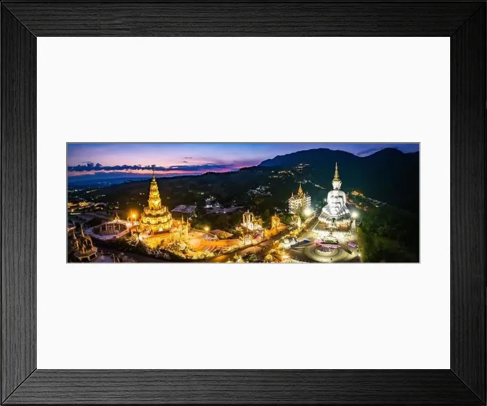 Framed Print : Aerial view of Wat Phra That Pha Sorn Kaew temple in Phetchabun, Thailand, south east asia Framed Print : Aerial view of Wat Phra That Pha Sorn Kaew temple in Phetchabun, Thailand, south east asia