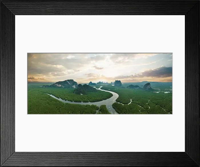 Framed Print : View from above, aerial shot Framed Print : View from above, aerial shot