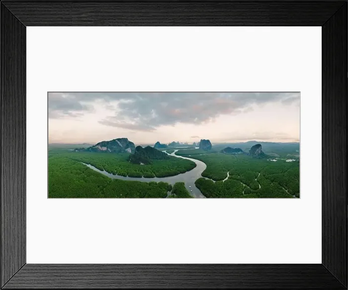 Framed Print : View from above, aerial shot Framed Print : View from above, aerial shot