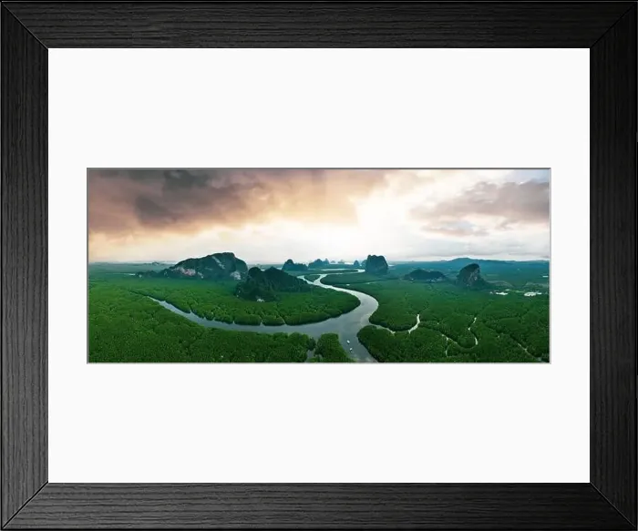 Framed Print : View from above, aerial shot Framed Print : View from above, aerial shot