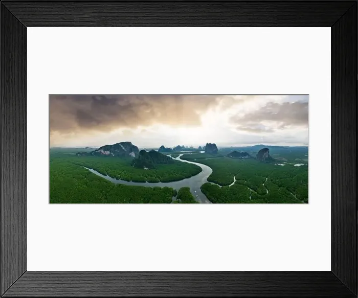 Framed Print : View from above, aerial shot Framed Print : View from above, aerial shot