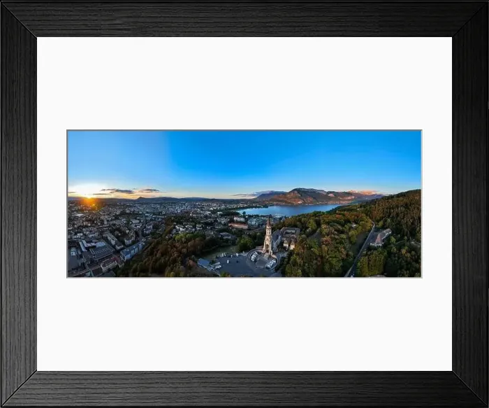 Framed Print : Visitation Basilica - Basilique de la Visitation in Annecy, France at sunset Framed Print : Visitation Basilica - Basilique de la Visitation in Annecy, France at sunset