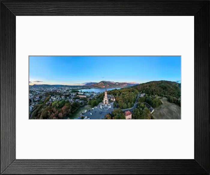 Framed Print : Visitation Basilica - Basilique de la Visitation in Annecy, France at sunset Framed Print : Visitation Basilica - Basilique de la Visitation in Annecy, France at sunset