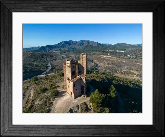 Framed Print : drone view of Castillo de la Mota in Alhaurín el Grande in the province of Málaga, Spain Framed Print : drone view of Castillo de la Mota in Alhaurín el Grande in the province of Málaga, Spain