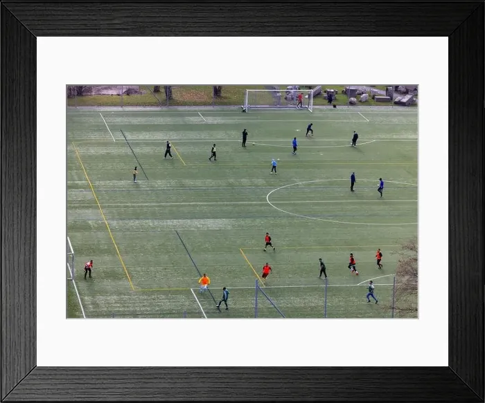 Framed Print : Aerial view of playground at Zürich Affoltern the city of Zurich, Switzerland Framed Print : Aerial view of playground at Zürich Affoltern the city of Zurich, Switzerland