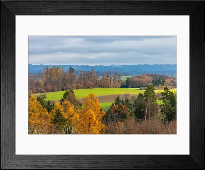 Framed Print : Aerial view of beautiful landscape in the city of Zurich in Switzerland Framed Print : Aerial view of beautiful landscape in the city of Zurich in Switzerland