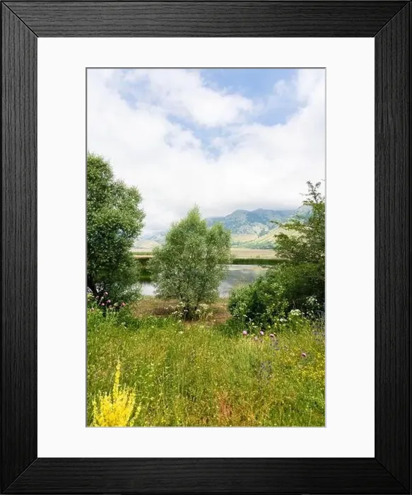 Framed Print : Photograph taken at Lake Matese Framed Print : Photograph taken at Lake Matese