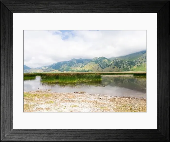 Framed Print : Photograph taken at Lake Matese Framed Print : Photograph taken at Lake Matese