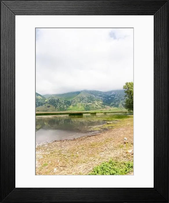 Framed Print : Photograph taken at Lake Matese Framed Print : Photograph taken at Lake Matese