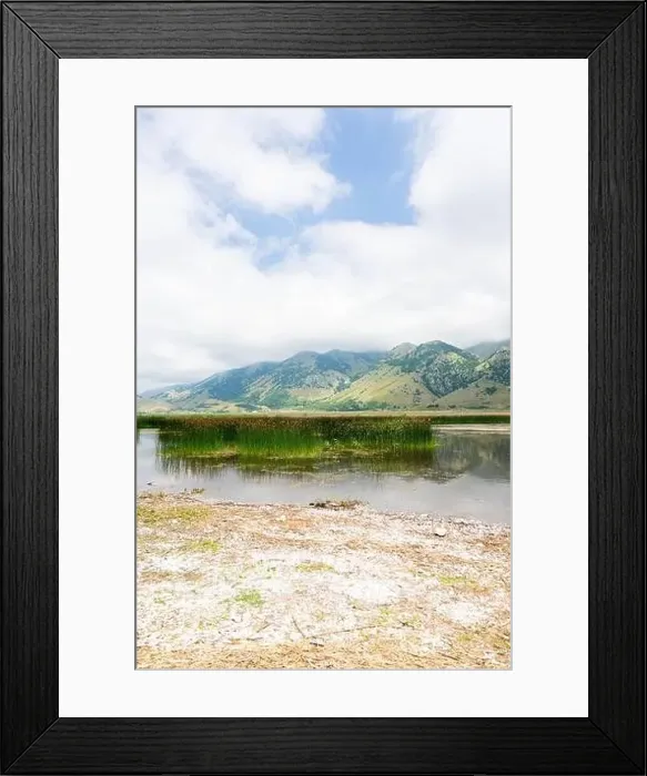 Framed Print : Photograph taken at Lake Matese Framed Print : Photograph taken at Lake Matese