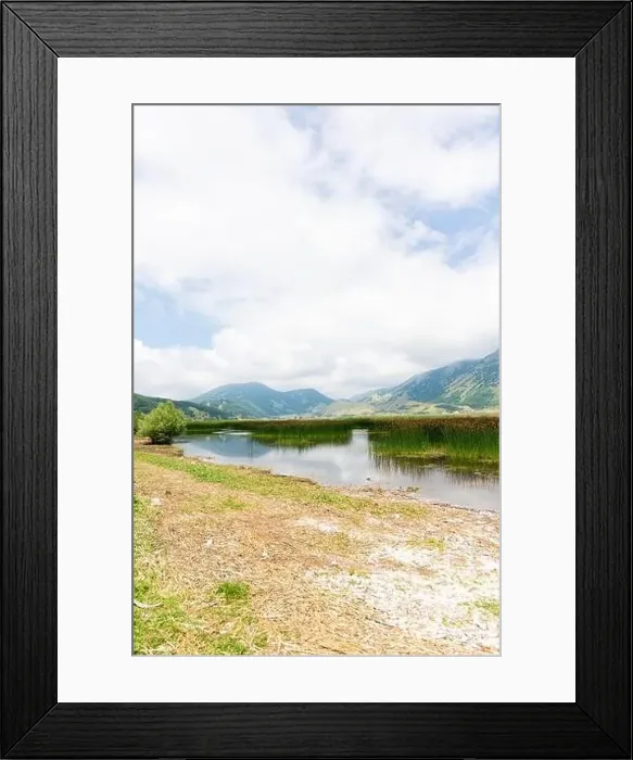 Framed Print : Photograph taken at Lake Matese Framed Print : Photograph taken at Lake Matese