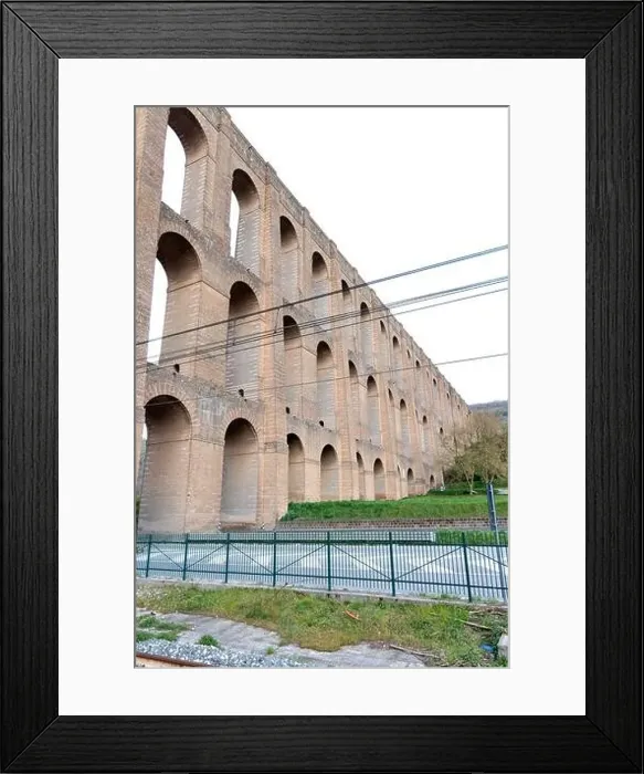 Framed Print : Photograph taken at the Carolino Aqueduct, Caserta, Italy, featuring a view of the structure Framed Print : Photograph taken at the Carolino Aqueduct, Caserta, Italy, featuring a view of the structure