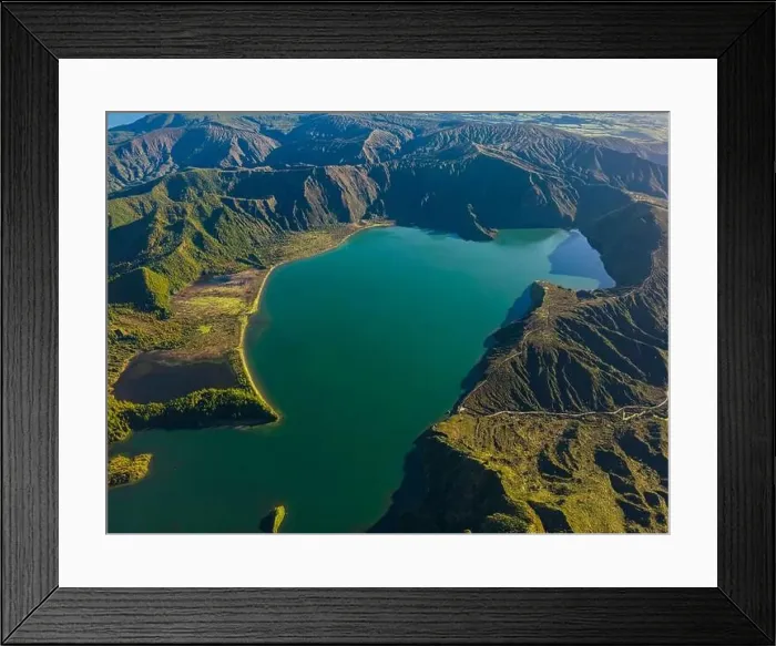 Framed Print : Lake fire or Lagoa do Fogo is a famous place in the São Miguel island in the Azores - Portugal Framed Print : Lake fire or Lagoa do Fogo is a famous place in the São Miguel island in the Azores - Portugal