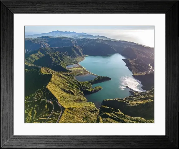 Framed Print : Lake fire or Lagoa do Fogo is a famous place in the São Miguel island in the Azores - Portugal Framed Print : Lake fire or Lagoa do Fogo is a famous place in the São Miguel island in the Azores - Portugal