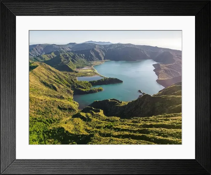 Framed Print : Lake fire or Lagoa do Fogo is a famous place in the São Miguel island in the Azores - Portugal Framed Print : Lake fire or Lagoa do Fogo is a famous place in the São Miguel island in the Azores - Portugal