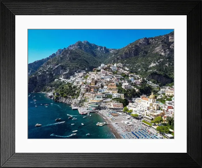 Framed Print : Positano, Amalfi Coast discovering in Italy Framed Print : Positano, Amalfi Coast discovering in Italy