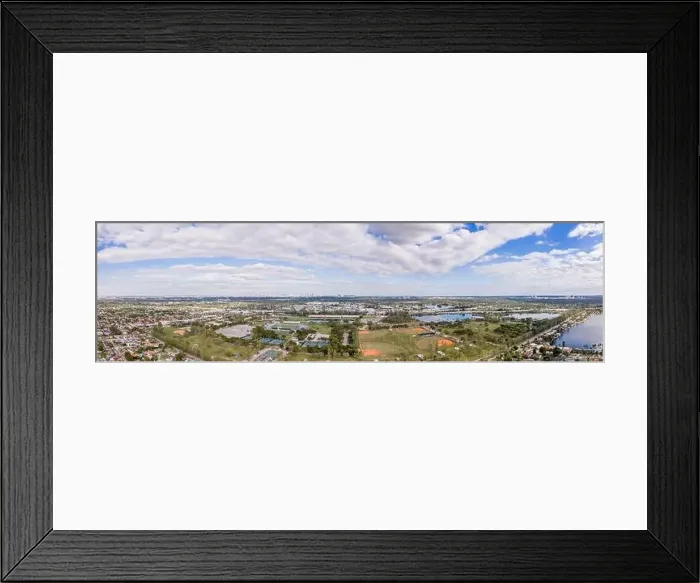 Framed Print : Aerial drone panorama Tropical Park Miami 2024 Framed Print : Aerial drone panorama Tropical Park Miami 2024