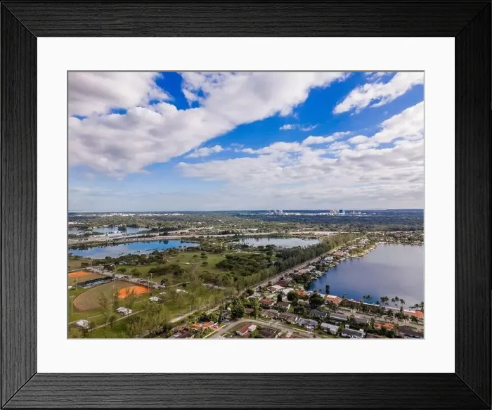 Framed Print : Tropical Park Miami stock photo print 2024 Framed Print : Tropical Park Miami stock photo print 2024
