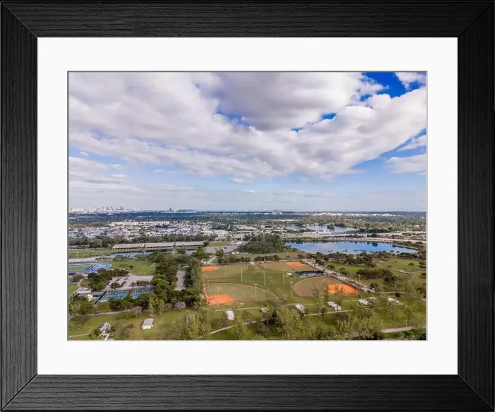 Framed Print : Tropical Park Miami stock photo print 2024 Framed Print : Tropical Park Miami stock photo print 2024