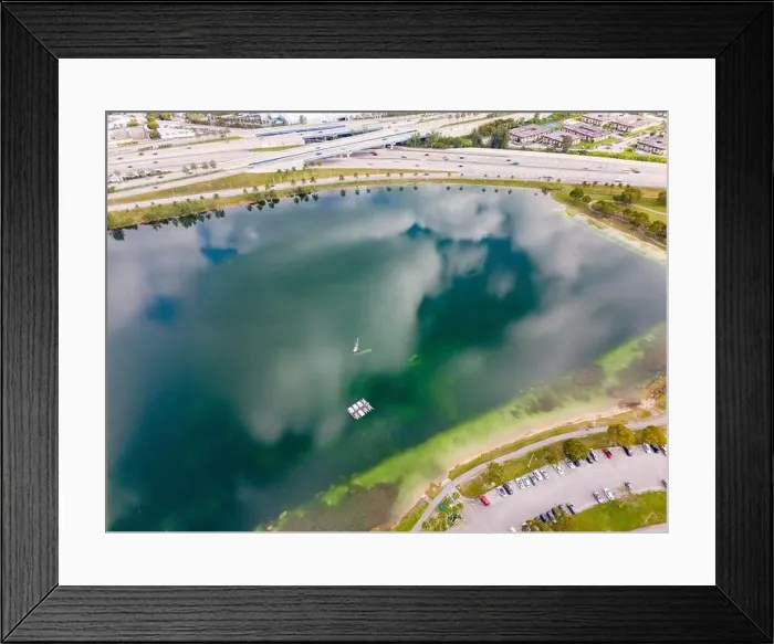 Framed Print : Lakes at Tropical Park Miami circa 2024 photo prints Framed Print : Lakes at Tropical Park Miami circa 2024 photo prints