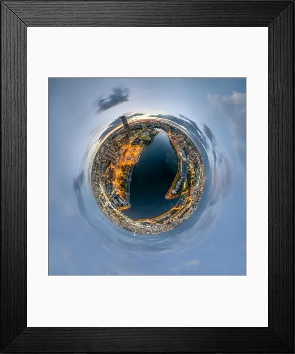 Framed Print : Yekaterinburg city with Buildings of Regional Government and Parliament