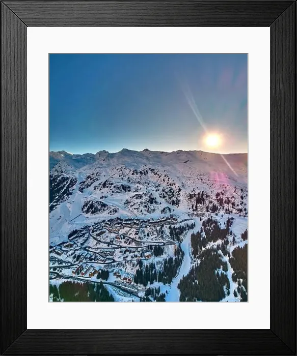 Framed Print : Breathtaking beautiful panoramic aerial view on Snow Alps - winter mountain peaks around French Alps mountains Framed Print : Breathtaking beautiful panoramic aerial view on Snow Alps - winter mountain peaks around French Alps mountains