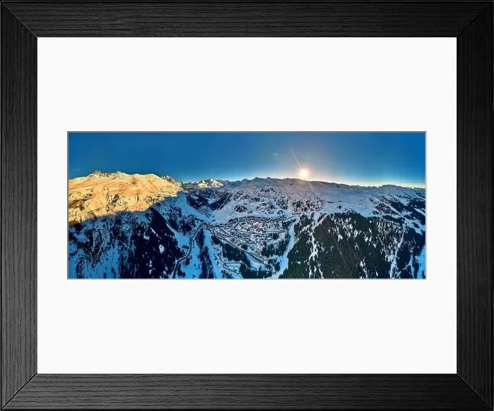 Framed Print : Breathtaking beautiful panoramic aerial view on Snow Alps - winter mountain peaks around French Alps mountains Framed Print : Breathtaking beautiful panoramic aerial view on Snow Alps - winter mountain peaks around French Alps mountains
